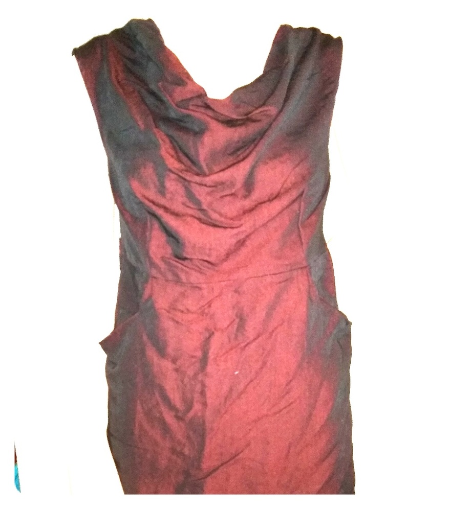 Regal Wine Red Colored Dress